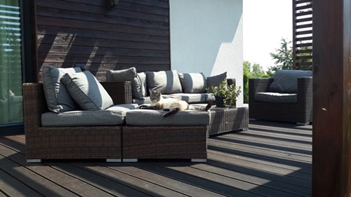 Nowoczesne meble z technorattanu Ligurito VII