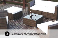 Zestawy ogrodowe z technorattanu