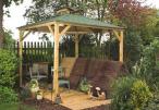 Pavilon Canopy Lindrick z podłogą h310 x 270 x 270 Gont