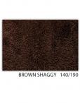 Dywan Brown 190/140 typ Shaggy Olive Tattoo