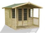 Clasic Summerhouse 250x130 z Gontem i Werandą