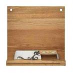 Wielofunkcyjny nóż z deską Sagaform Oval Oak