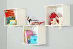 Półka wisząca Cross biała