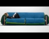 sofa z palet materiałów