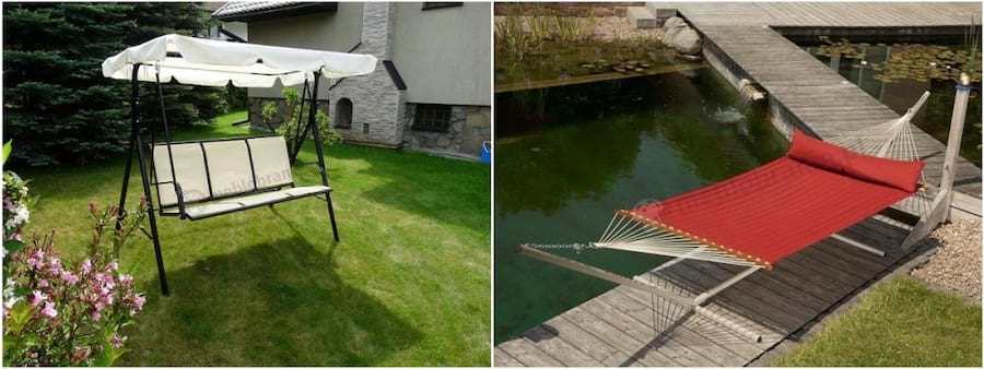 Huśtawka czy hamak - co lepiej kupić?