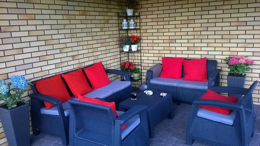 Meble ogrodowe CORFU Set Triple Max - Grafit