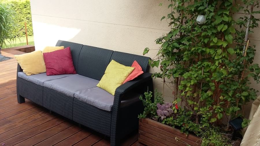 Sofa Corfu Love Seat Max grafitowa