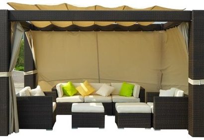 Altana z technorattanu parawan technorattan Bello Giardino