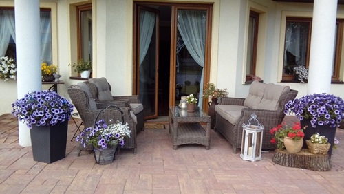 Zestaw technorattanowy TRIVENTO Brown