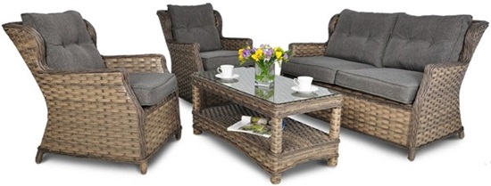 Meble z technorattanu TRIVENTO Melange