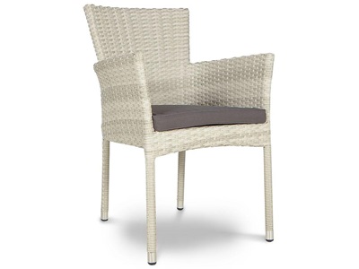 Fotel z technorattanu Lerida nadający się do sztaplowania