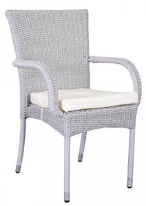 Krzesło ogrodowe technorattanowe z zestawu Nassico