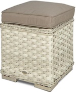 Technorattanowa Pufa Trivento White