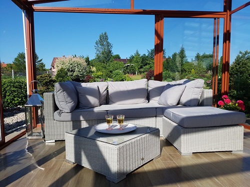 Sofa z technorattanu Ligurito