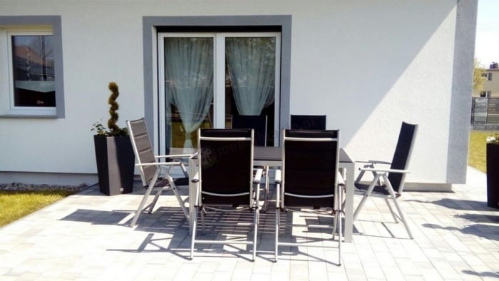 krzesło aluminiowe składane
