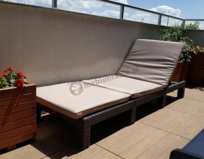Jak leżak ogrodowy na balkon