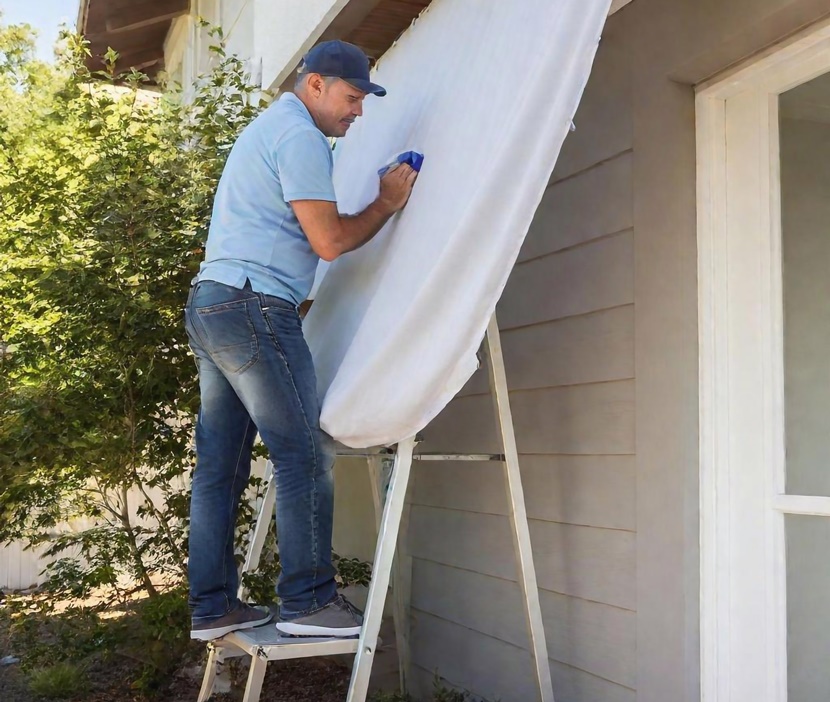 Jak wymienić materiał w markizie?