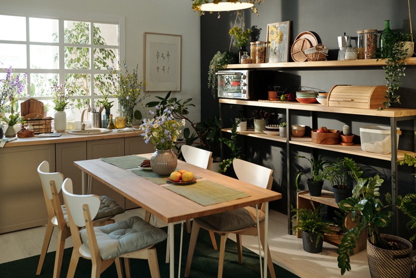 biophilic design w kuchni