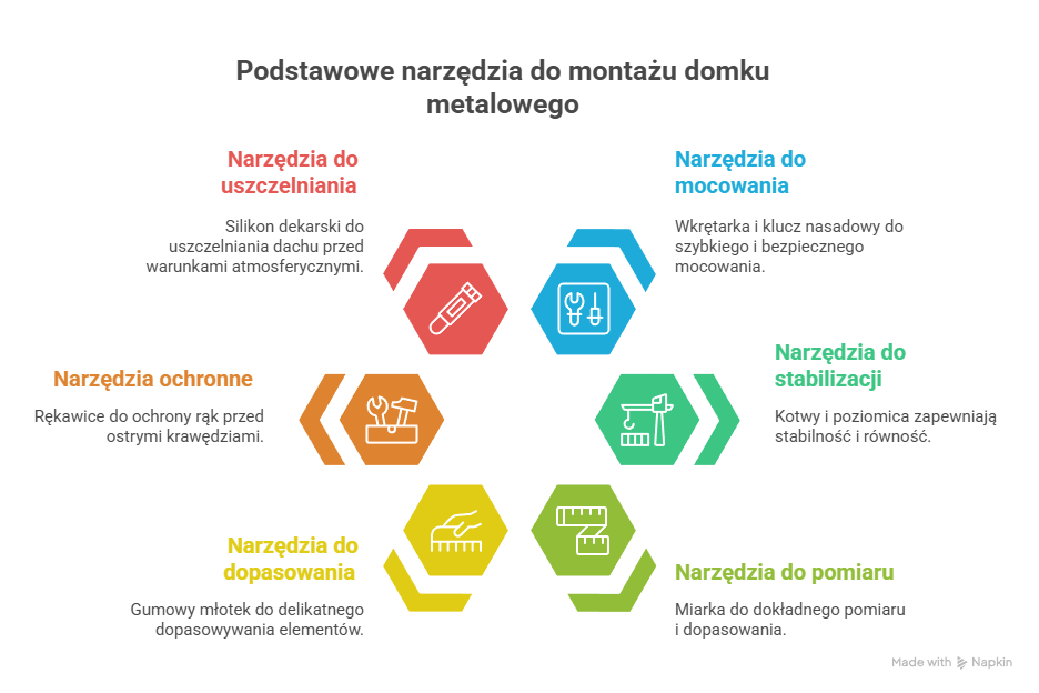 Infografika - co potrzeba do montażu