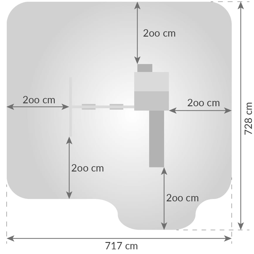 Plac zabaw do ogrodu z huśtawką Fungoo Funny 2 - wymiary
