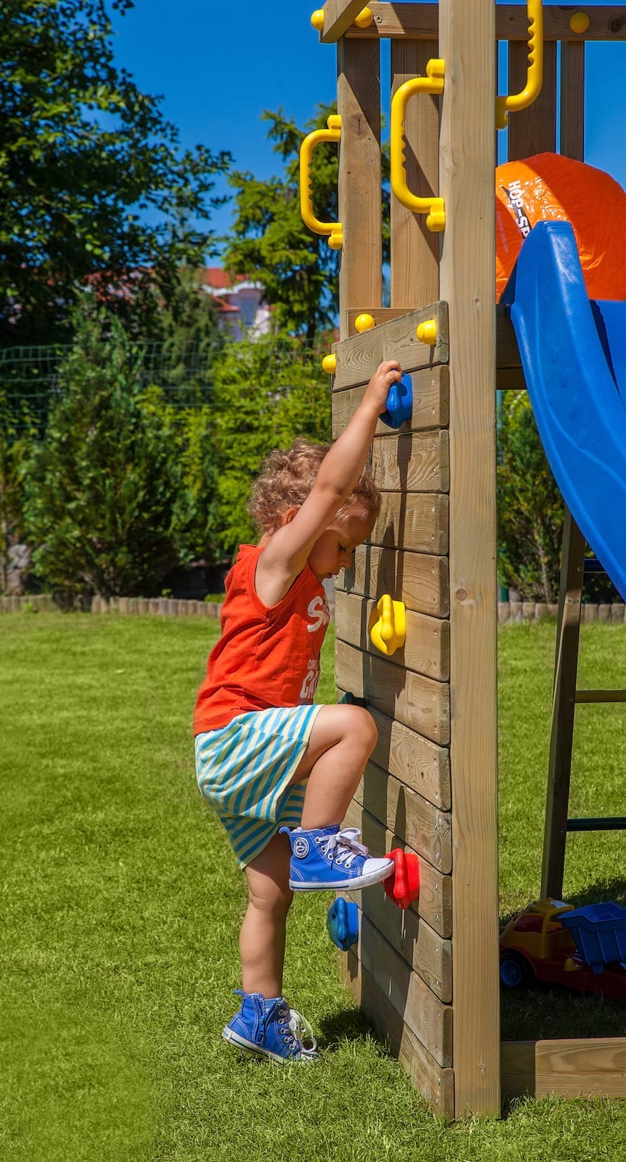 Drewniany plac zabaw dla dzieci do ogrodu Fungoo Carol 2