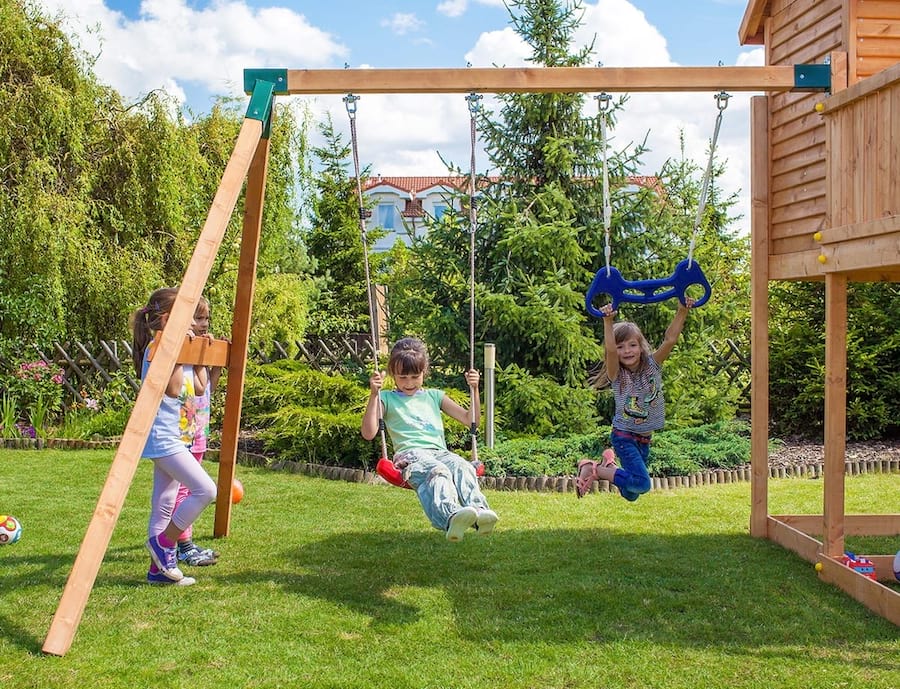 Plac zabaw dla dzieci z drewnianym domkiem My Space XL Move