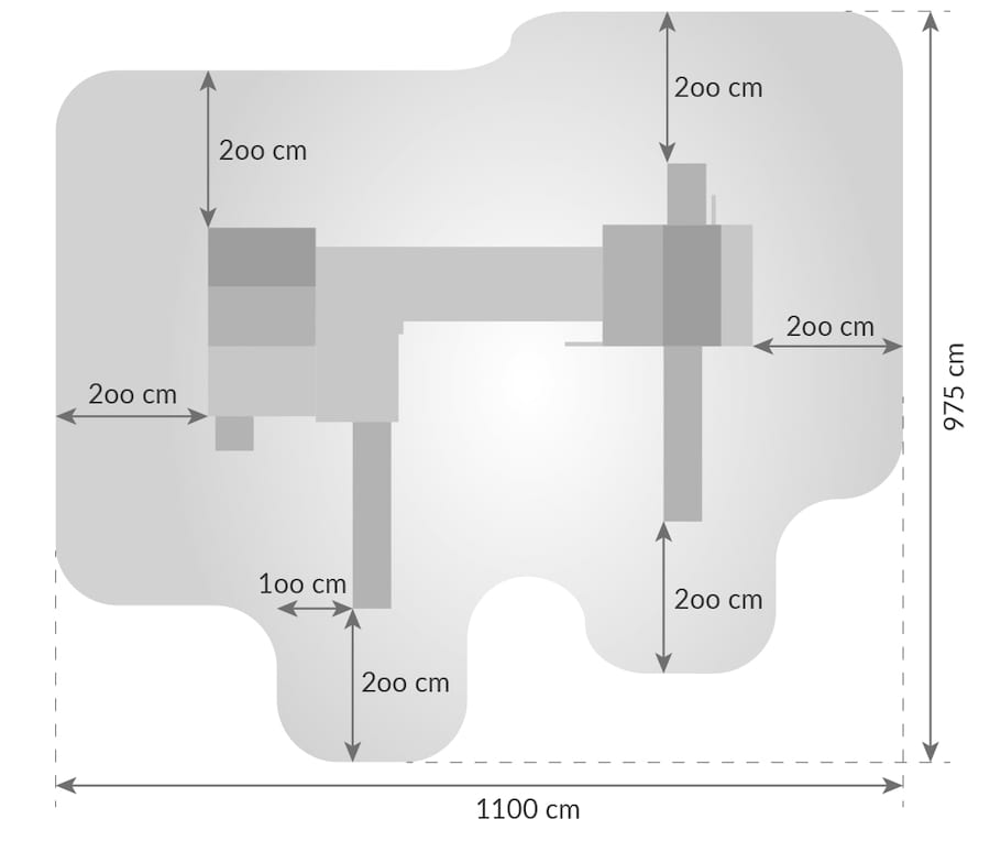 Plac zabaw zamek z drewna do ogrodu Maxi Joyfull Castel