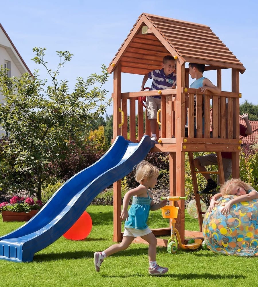 Plac zabaw dla dzieci ze zjeżdżalnią Fungoo Junior