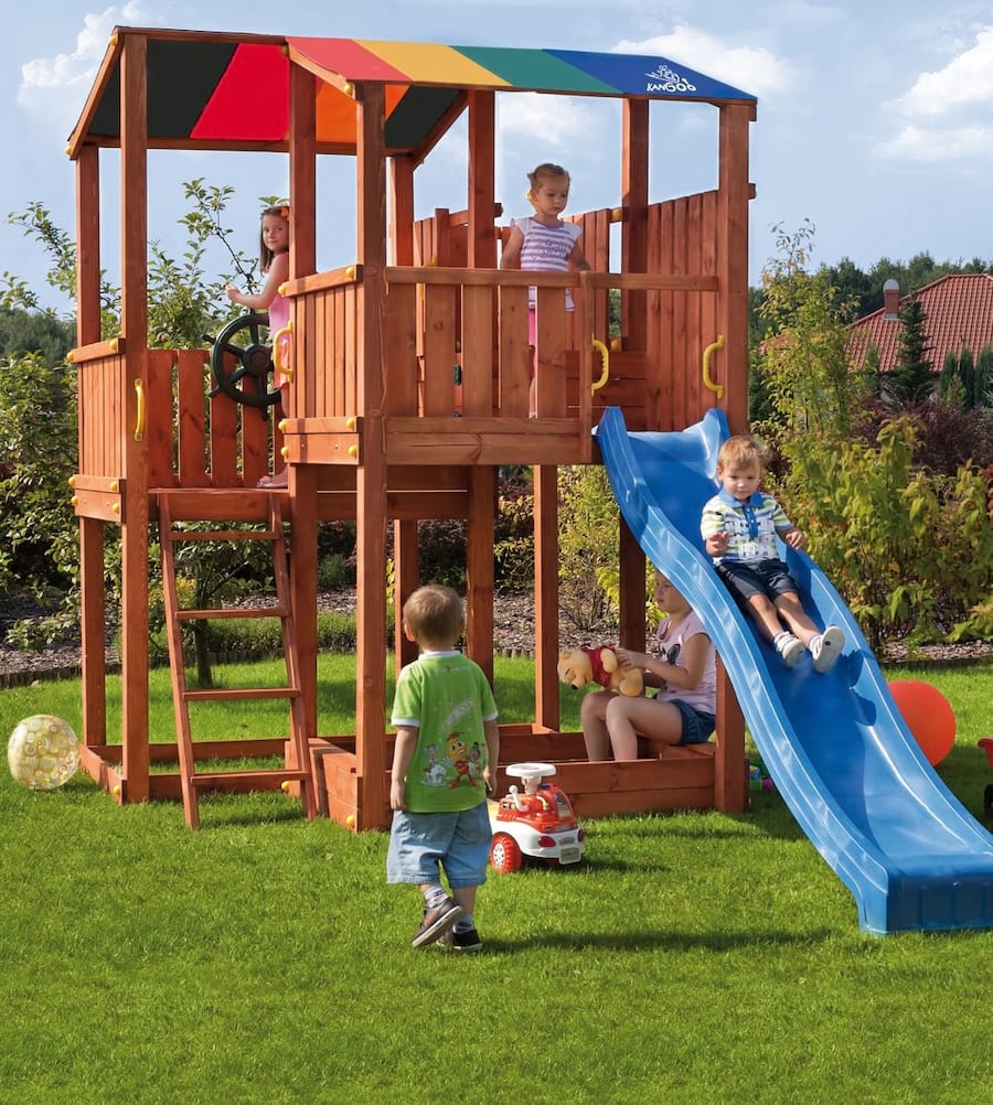 Kompleksowy plac zabaw dla dzieci do ogrodu Fungoo Kingdom