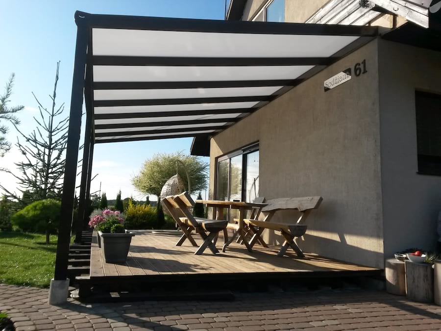 Dach nad taras regium 4x4