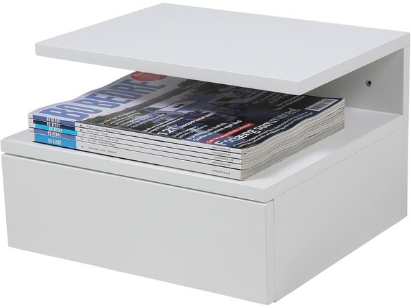 Actona Ashlan szafka nocna biała - wybrana aranżacja