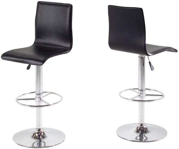 Actona Aze czarny hoker obrotowy nowoczesny