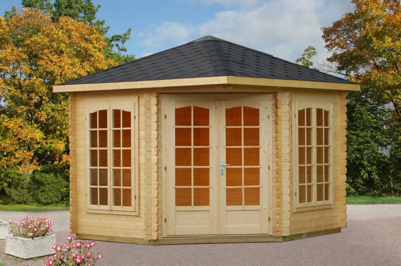 Drewniany domek ogrodowy letniskowy BASIA A 3x3 (6,8 m2)