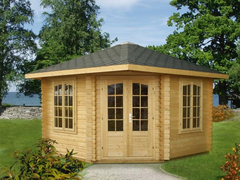 Drewniany domek letniskowy BASIA B 3,5x3,5 (9,6 m2)