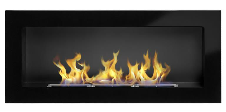 Biokominek Globmetal 900x400 Czarny połysk