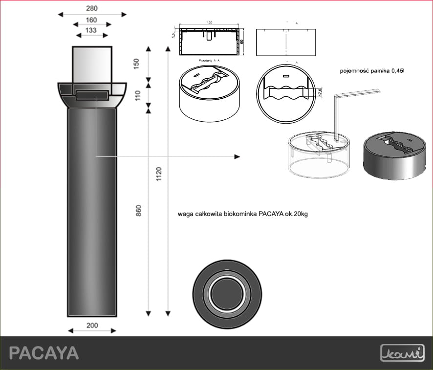 Pacaya biolampa Kami