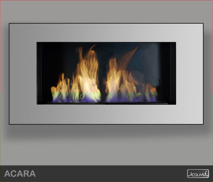 Biokominek Acara Inox Satin