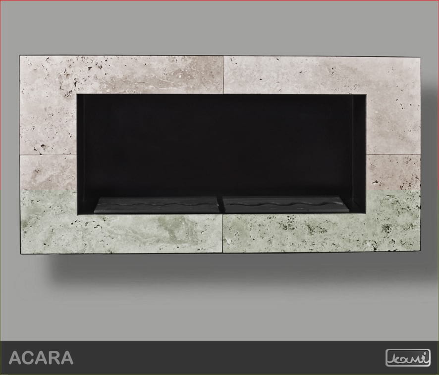 Biokominek Acara Trawertyn