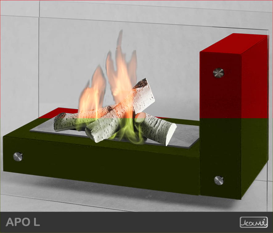 Biokominek Kami Apo L Glass