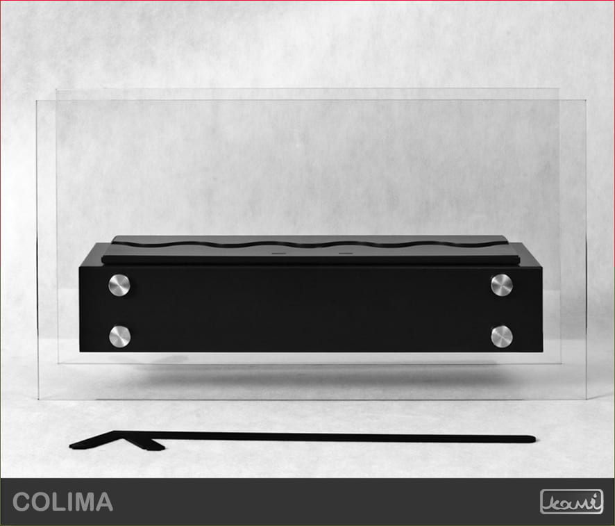 Biokominek Kami Colima czarny