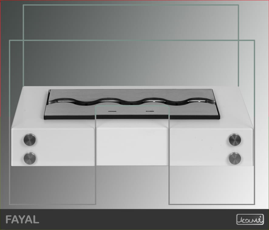 Biokominek Fayal Biały