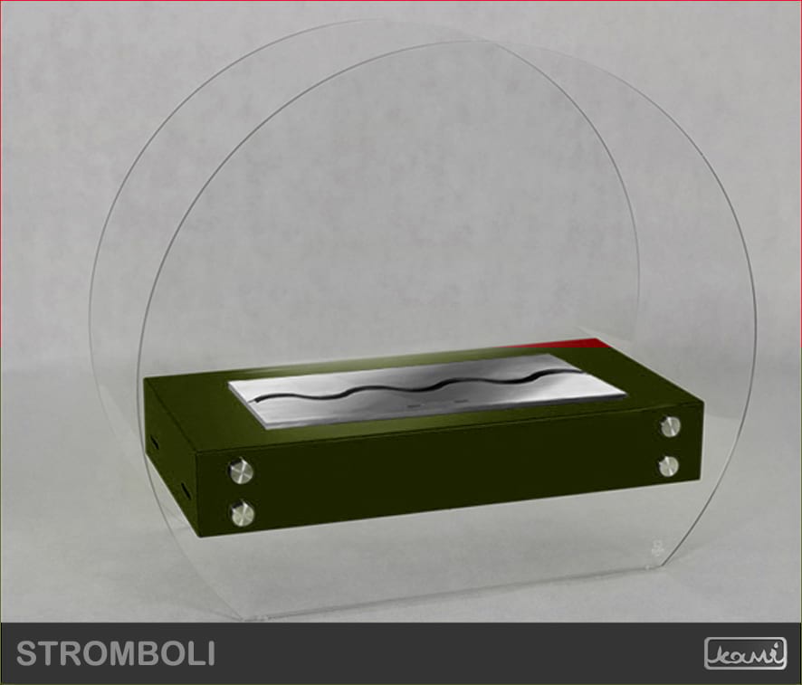 Biokominek Kami Stromboli 60 czerwony