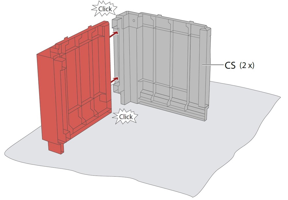 Wymiary siedziska ze schowkiem Cube Keter