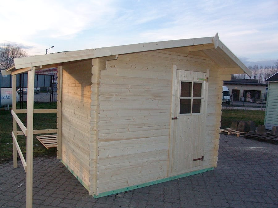 Domek narzędziowy z zadaszeniem Aster 266x216