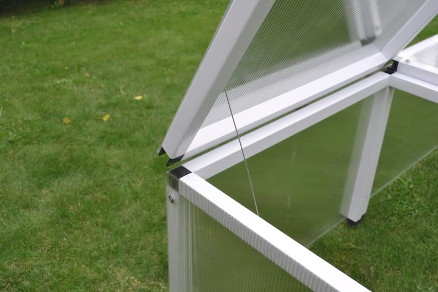 Szklarnia poliwęglanowa 0,7x0,7 klapa