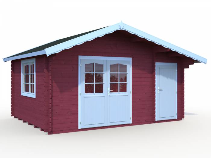 Klasyczny domek letniskowy z drewna BARTEK 5x3,5 (14,2 m2)