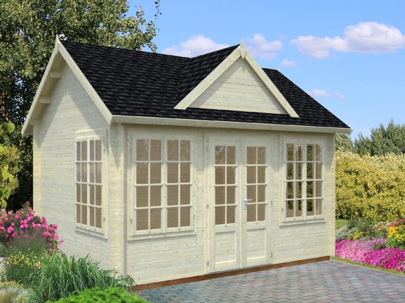 Dom ogrodowy drewniany DAWID B 4x3 (11,5 m2)