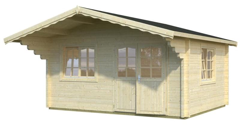 Letniskowy domek drewniany GRZEGORZ A 5x4 (15,1 m2)