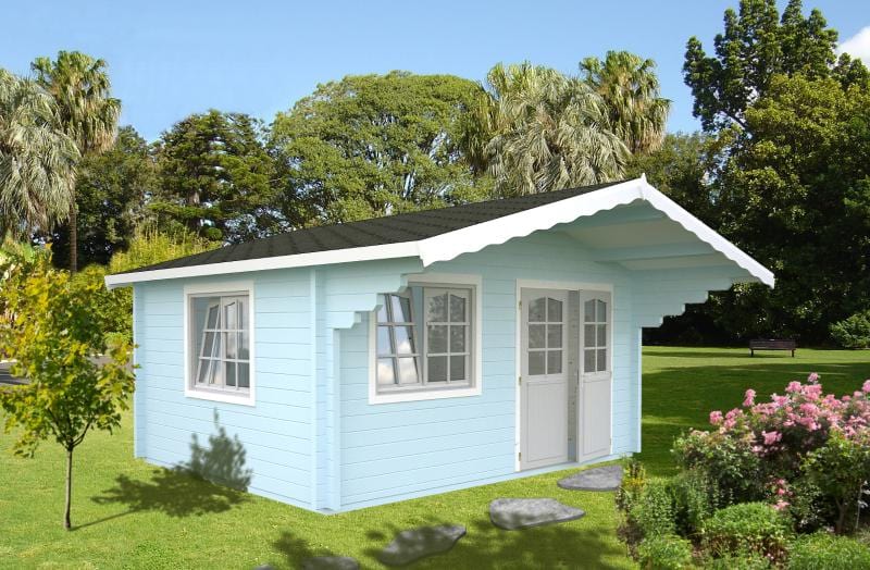 Letniskowy domek drewniany GRZEGORZ A 5x4 (15,1 m2)