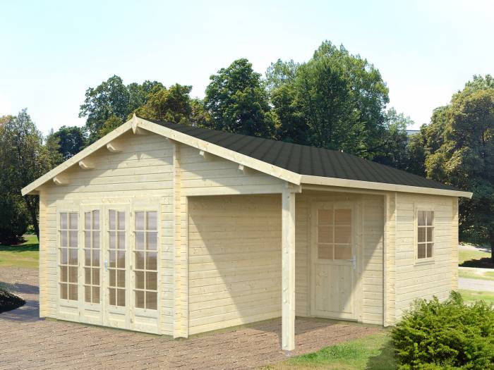 Letniskowy domek na działkę KUBA C 5x6 (21,9 m2)